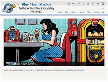 Tablet Screenshot of bluemoonstudios.com